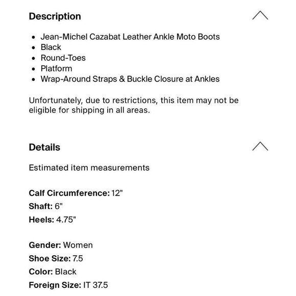 jean michel cazabat boots Genuine Leather Solid Black Moto Heeled Boots Booties - Picture 6 of 9